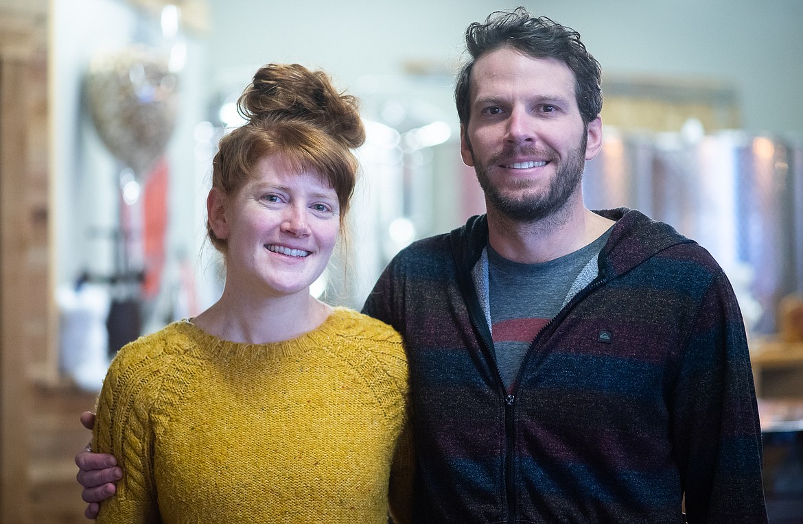 Sam and Pete Avery run Dark Side Fermenters, a local Kombucha company. (Daniel McKay/Whitefish Pilot)