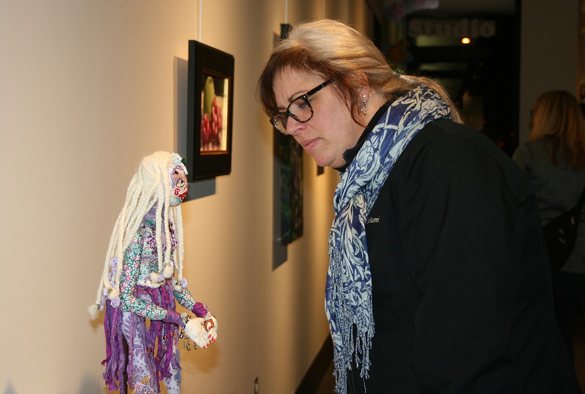 Fabric sculptures are among the works on display at “Uncorked,” which opened Friday at the Moses Lake Museum & Art Center.