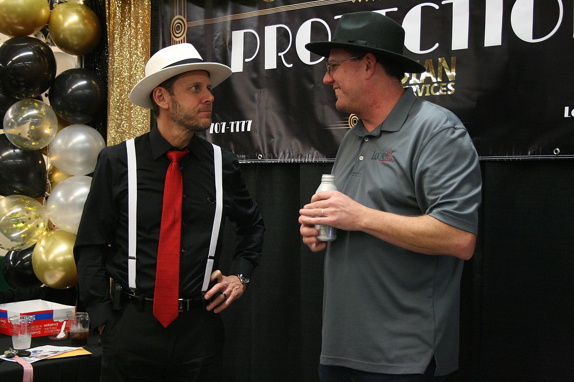 Many of the exhibitors at Business Expo 2020 dressed the part for the ‘New Roaring ’20s’ theme.