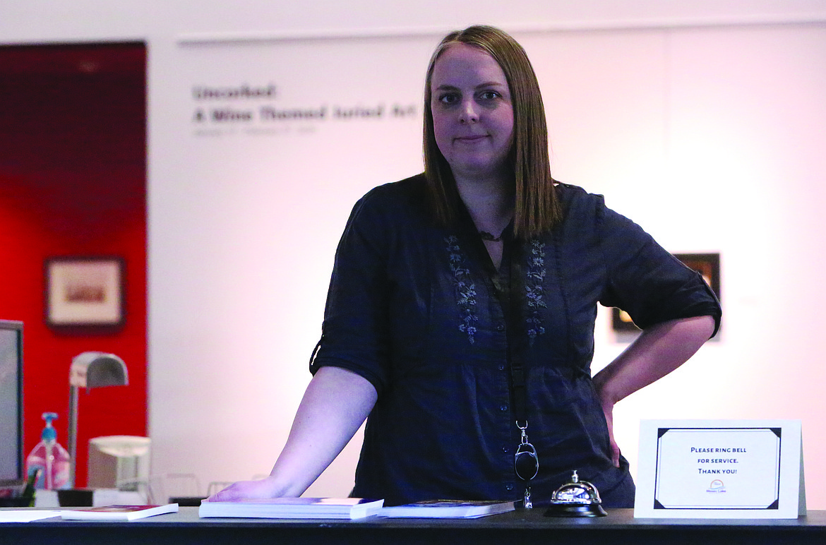 Customer service attendant Angela Hunt can help inquiring minds at the new location of the Moses Lake visitors center inside the Moses Lake Museum & Art Center.