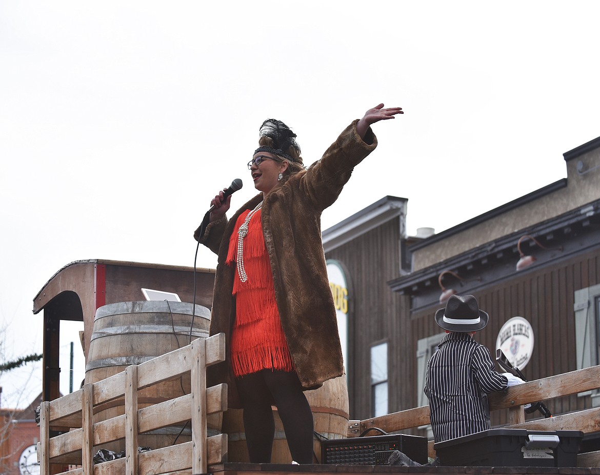 The Whitefish Winter Carnival Grand Parade made its way through downtown Saturday afternoon. The theme was The Roaring 2020s. (Heidi Desch/Whitefish Pilot)