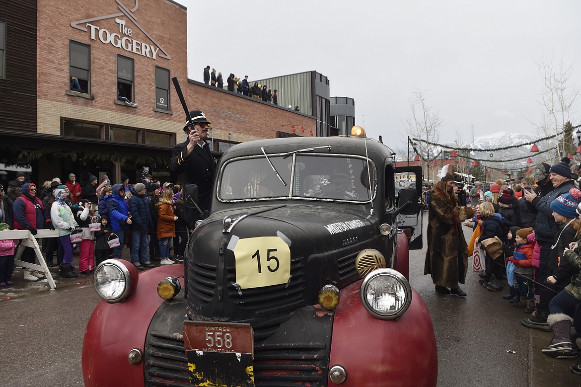 The Whitefish Winter Carnival Grand Parade made its way through downtown Saturday afternoon. The theme was The Roaring 2020s. (Heidi Desch/Whitefish Pilot)