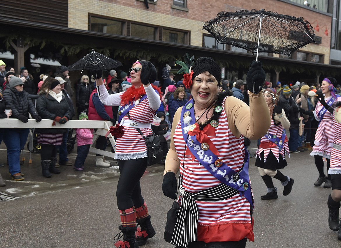 The Whitefish Winter Carnival Grand Parade made its way through downtown Saturday afternoon. The theme was The Roaring 2020s. (Heidi Desch/Whitefish Pilot)