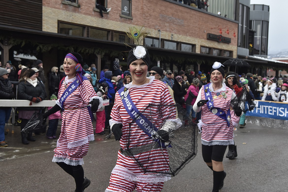 The Whitefish Winter Carnival Grand Parade made its way through downtown Saturday afternoon. The theme was The Roaring 2020s. (Heidi Desch/Whitefish Pilot)