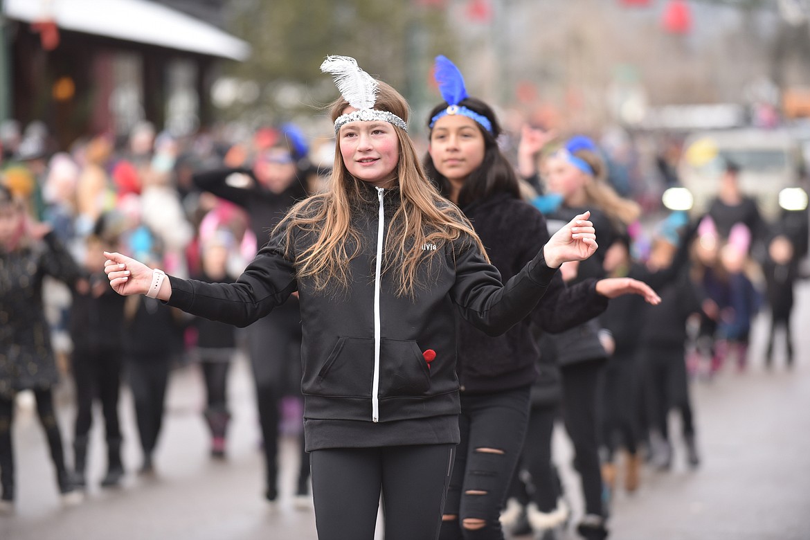 The Whitefish Winter Carnival Grand Parade made its way through downtown Saturday afternoon. The theme was The Roaring 2020s. (Heidi Desch/Whitefish Pilot)