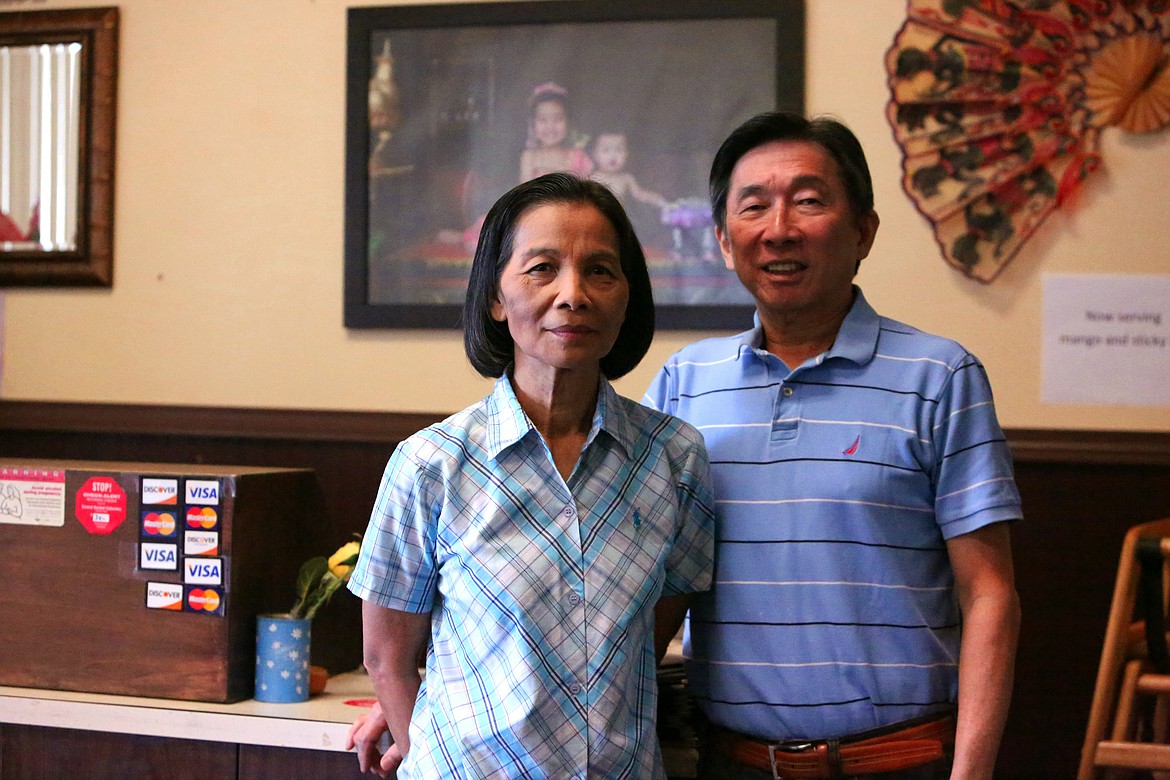 Emry Dinman/Columbia Basin Herald | Jamsri (left) and Somchai Piturachsatit are closing their restaurant Thai Cuisine after 26 years.