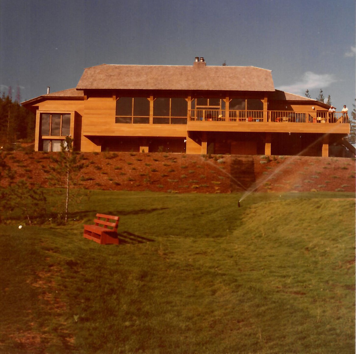 The newly constructed Shoshone Golf Course club house in 1979.