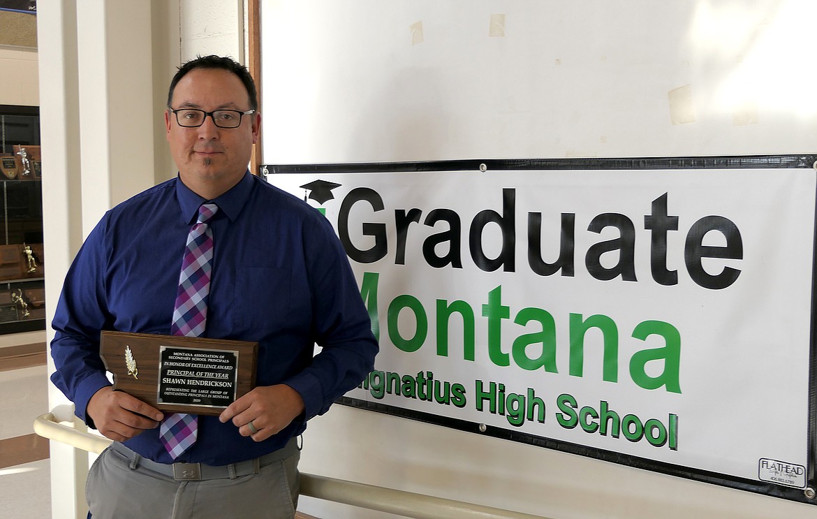 St. Ignatius High School and Middle School Principal Shawn Hendrickson was awarded Principal of the Year by School Administrators of Montana. The graduation rate at St. Ignatius is over 90%.