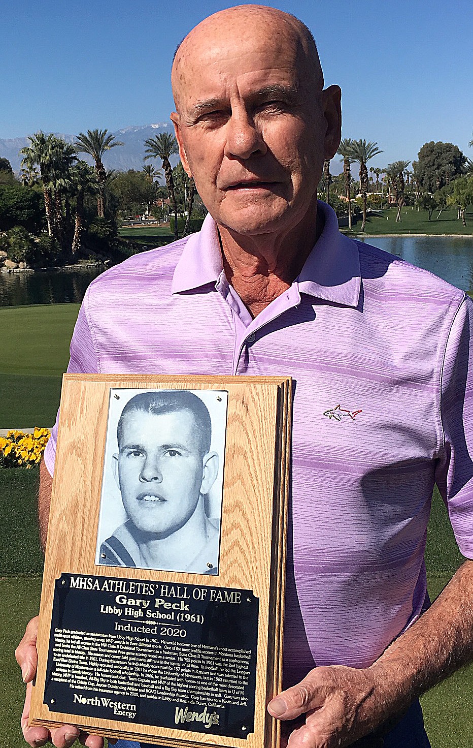 Gary Peck, 77, a Libby native, recently learned of his induction into the Montana High School Association Athletes’ Hall of Fame. Peck graduated from Libby High School in 1961. (Photo courtesy Gary Peck)