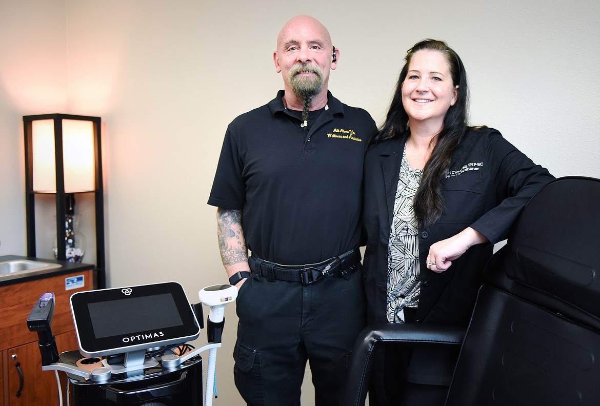 Rob and Dori Campbell are pictured at at All About You in Kalispell on Tuesday, Feb. 18.