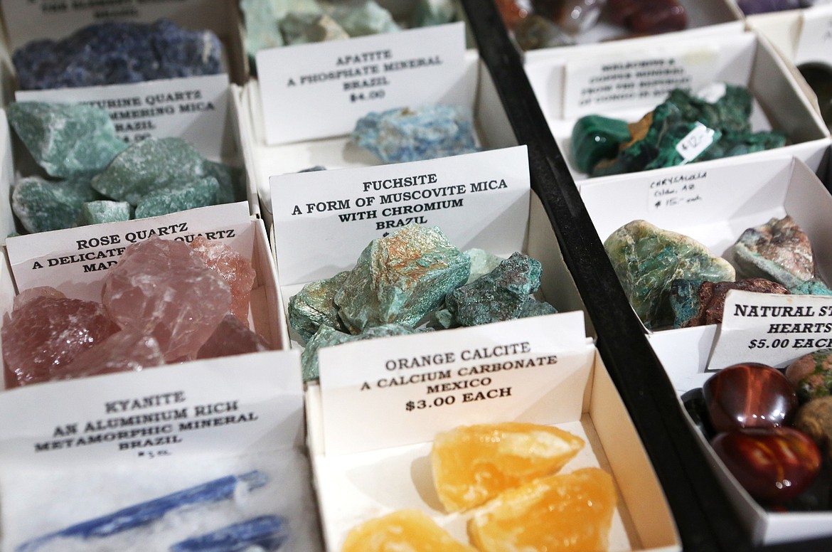 Crystals, rocks and minerals are on display at Kehoe’s.