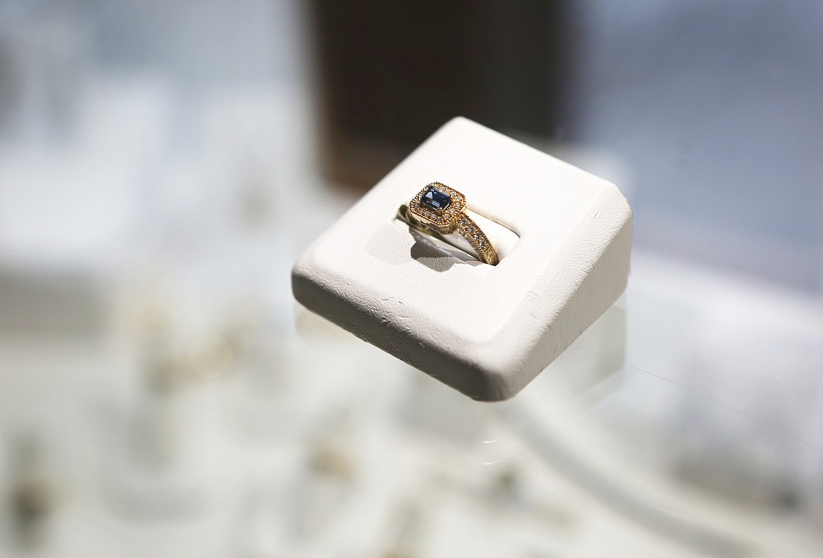 Montana sapphire jewelry is one area of specialty at Kehoe’s Agate Shop. Founder Jack Kehoe. “My dad started buying it 50, 60 years ago,” said his daughter and current owner, Leslie Kehoe. “It’s something that’s been continuously in the business all these years.”
(Mackenzie Reiss/Daily Inter Lake)