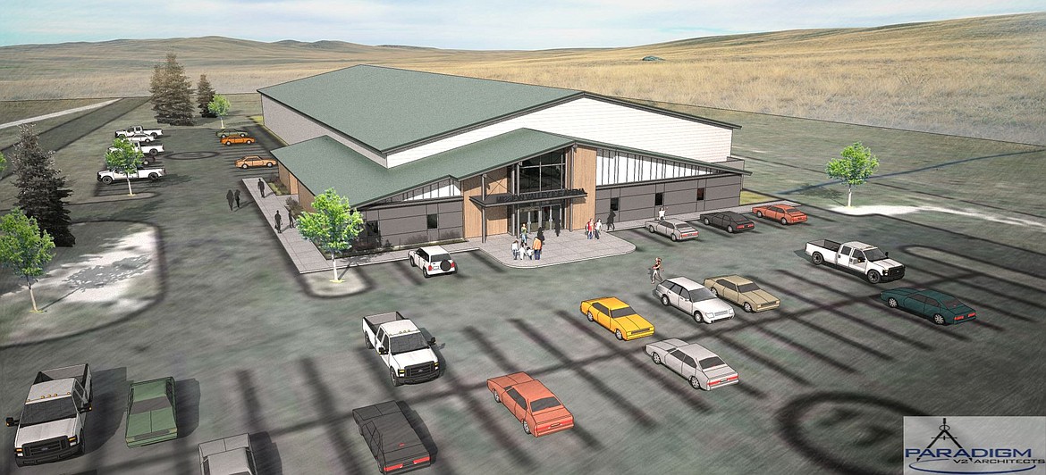 A rendering for the potential ice arena building posted on the Mission Valley Ice Arena’s Facebook in 2015.