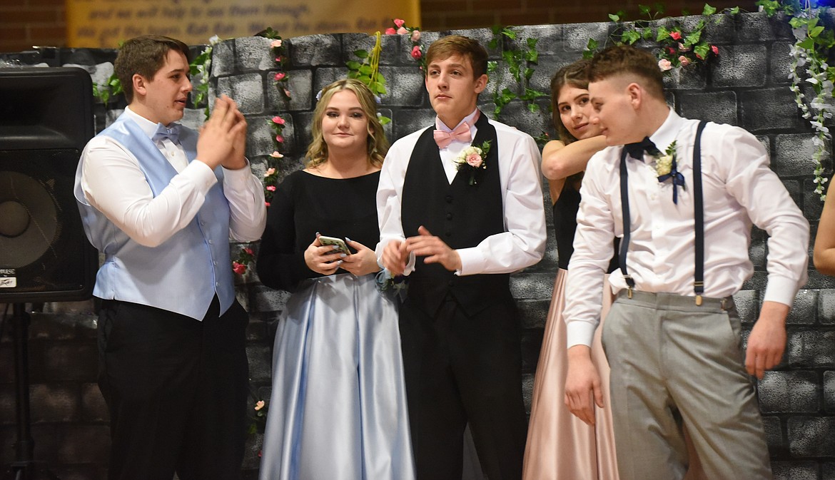 Thompson Falls students enjoy the prom last Saturday night. Organizer Chadd Laws said there were more than 125 at the special event. (Scott Shindledecker/Valley Press)