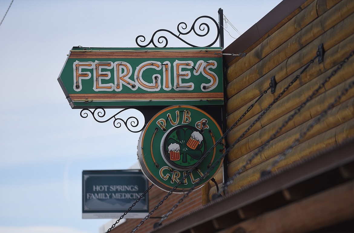 The popular Fergies Pub and Grill in  Hot Springs was just one of a number of businesses that were targeted by burglars in recent months. (Scott Shindledecker/Valley Press)