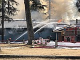 Crews fight blaze at Point of Rocks restaurant