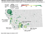 Vacation rental data suggests visitors seeking shelter in Montana