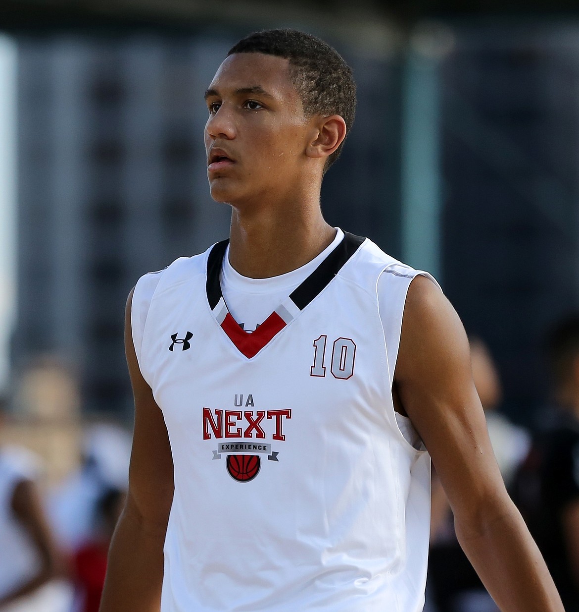 Jalen Suggs in action in the Under Armour Next 24 game in 2016 in Brooklyn, N.Y.