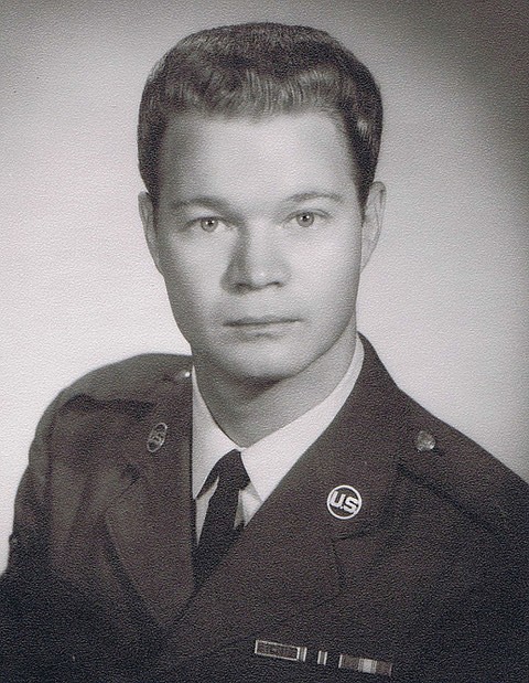 Fred in his younger days with the U.S. Air Force.