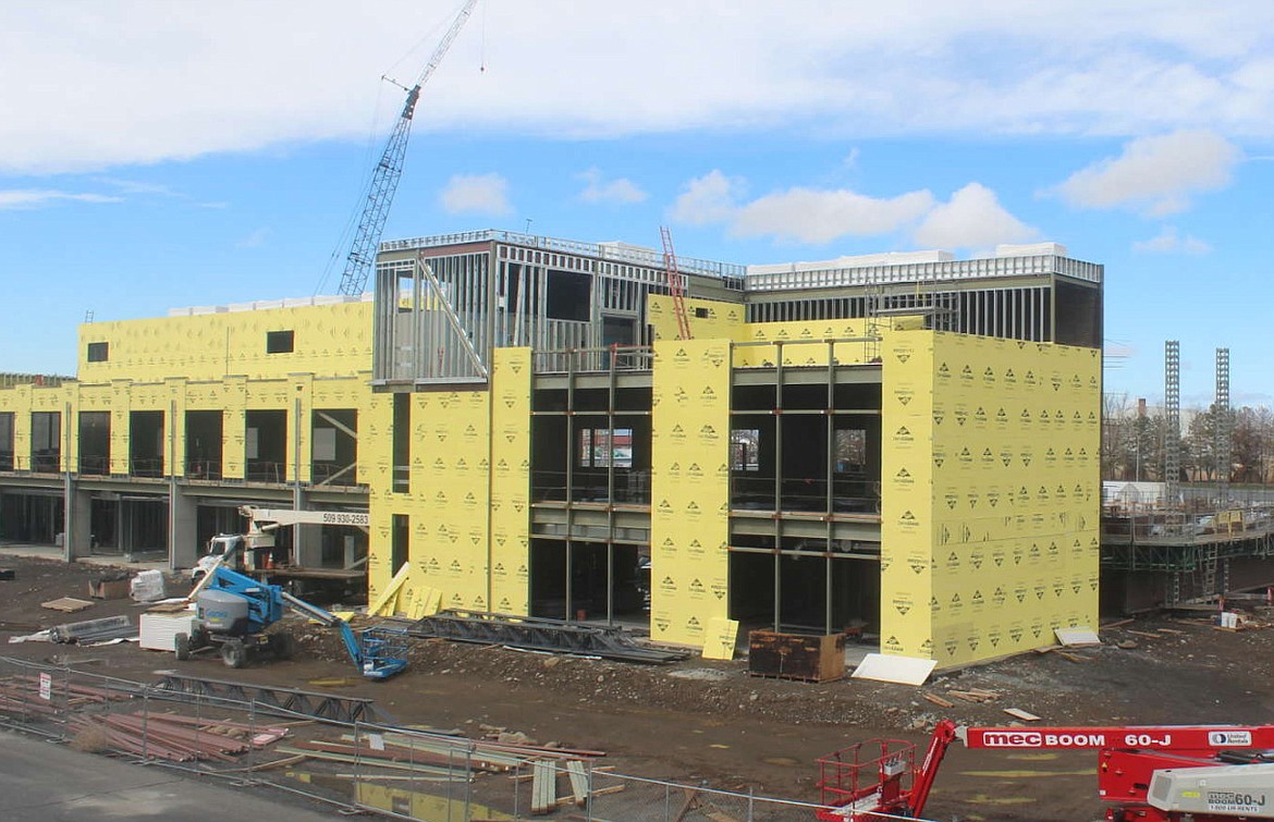 The workforce education building at Big Bend was under construction in April 2019.