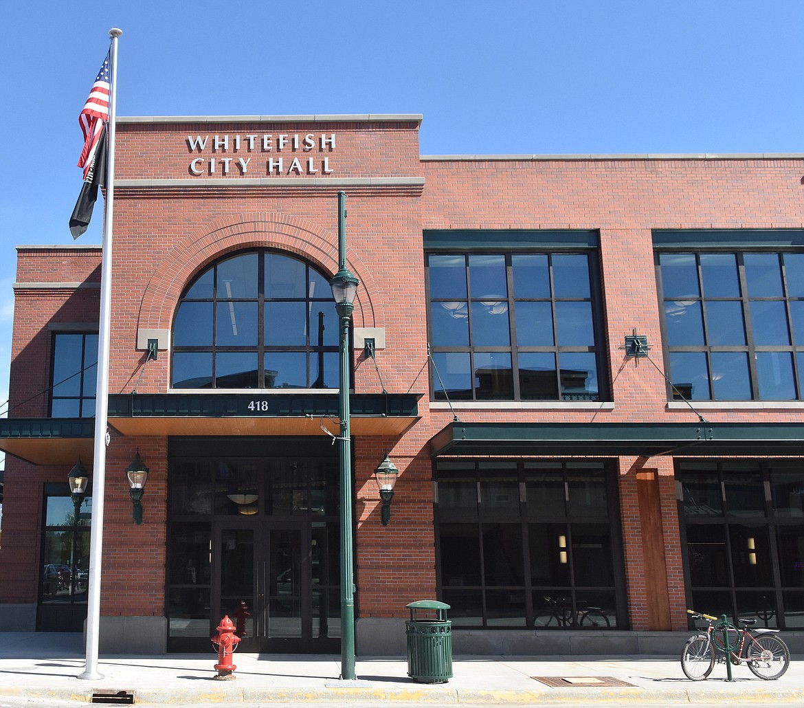 Whitefish City Hall at the corner of East Second Street and Baker Avenue. (Heidi Desch file photo/Whitefish Pilot)