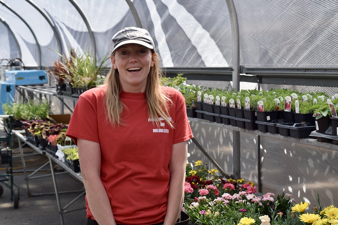 Dana Anzelini, garden manager at Penhallurick’s True Value Hardware in Moses Lake.