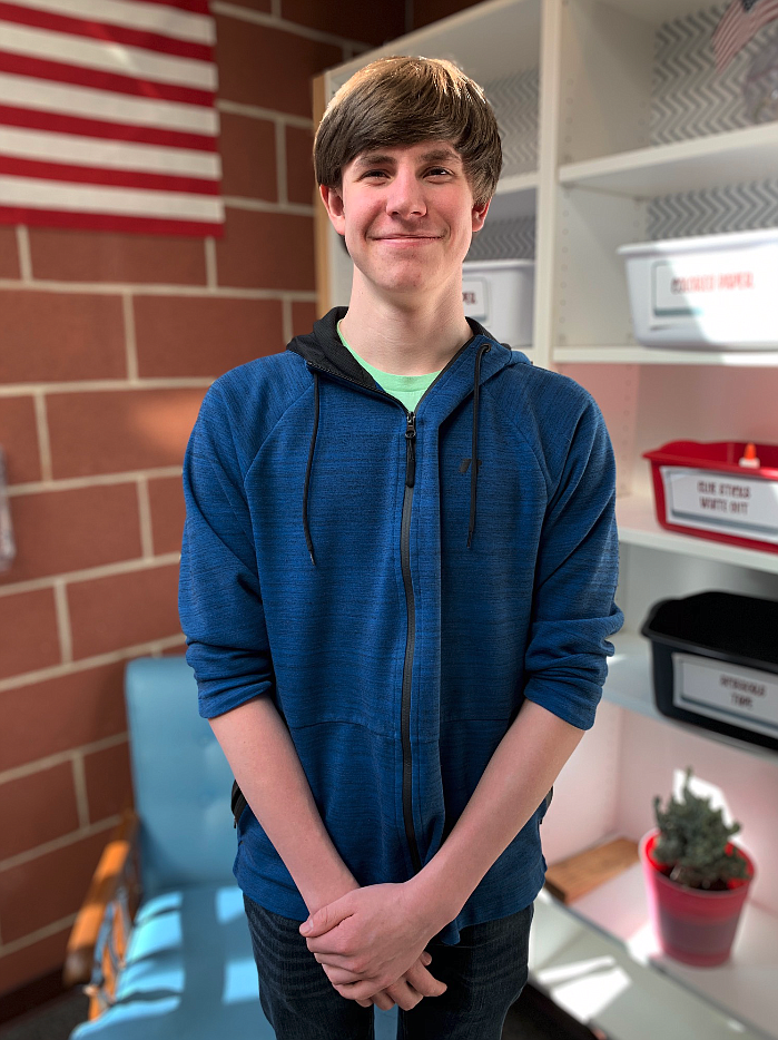 Jordon Sheppard, a junior at WJSHS, and grandson of Shannon and Pat Sheppard, is the other Elks Teen of the Month for March. Jordon is a member of the football and track teams.  He is also a member of Sources of Strength. Jordon’s favorite class is Trigonometry with Mrs. Branz. After graduation, Jordon would like to study Criminology and eventually work as a criminal profiler.