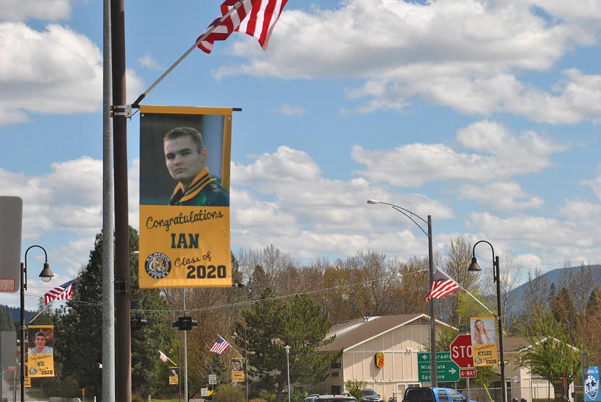 Passing through St. Regis the graduating class of 2020 is now proudly on display thanks to the St. Regis Fan Club. (Amy Quinlivan/Mineral Independent)