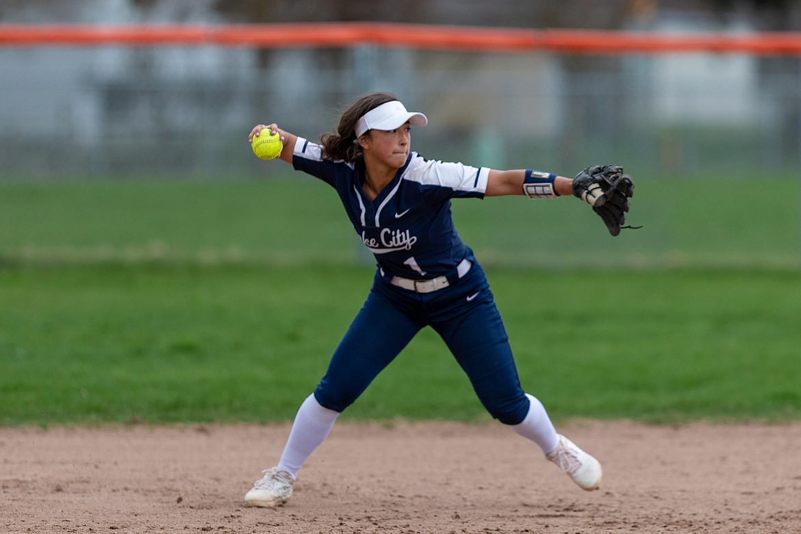 Lake City High senior Ashlynn Allen moved to shortstop last season after playing in left field her first two seasons with the Timberwolves.