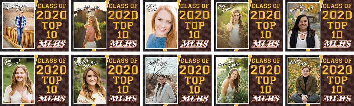 Moses Lake High School’s Top 10 seniors of 2020.