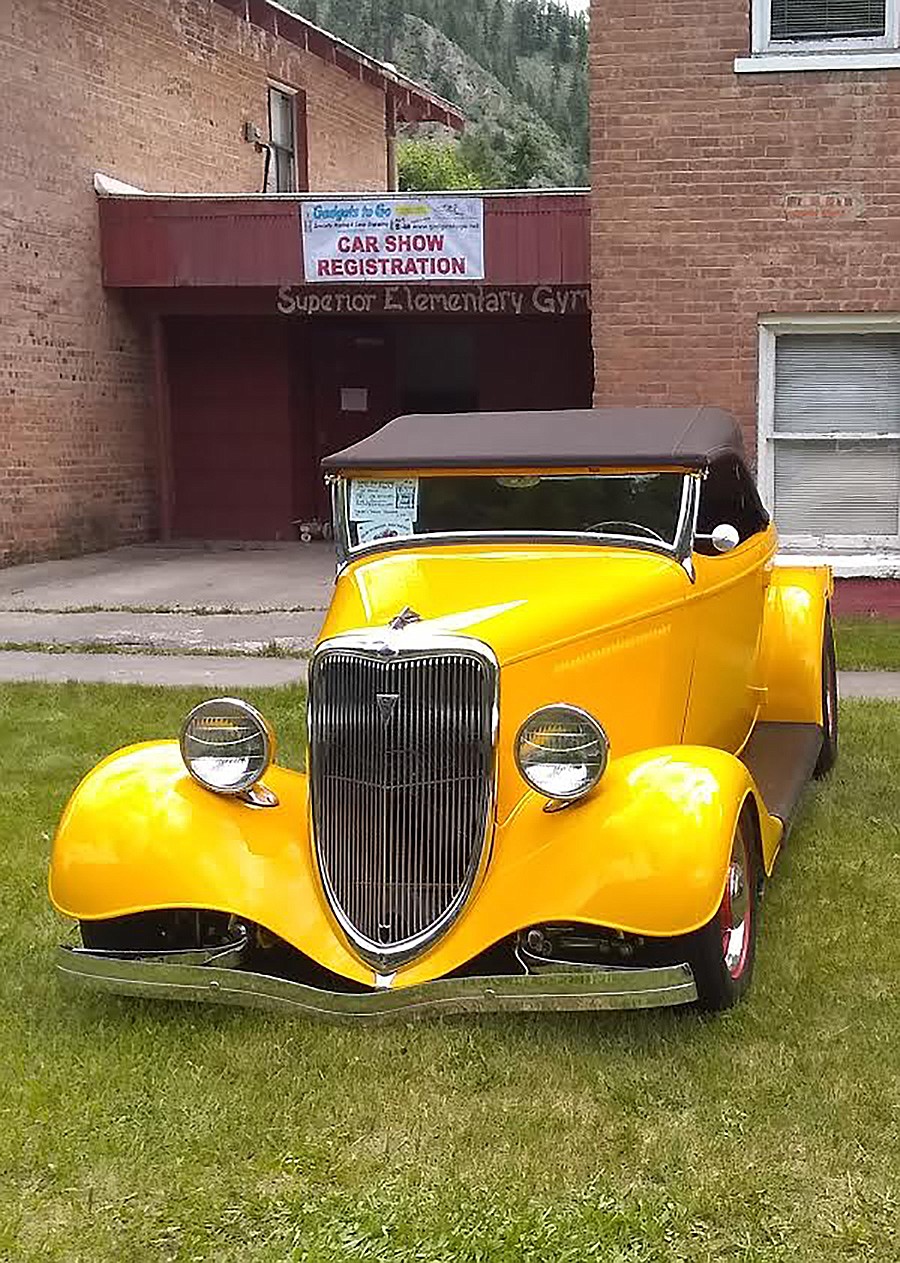 Many beautiful and unique classic cars will be at the Old School House Classic car show June 6 at the Mineral County Courthouse in Superior. (Photo courtesy Mike Curtin)