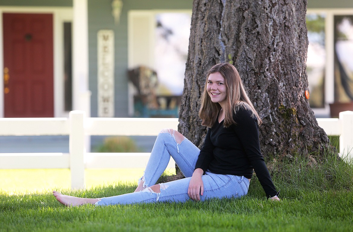 Bigfork's Carly Stodghill survived cancer and a pandemic during her high school career and will start her next chapter at Boise State University this fall. (Mackenzie Reiss/Daily Inter Lake)