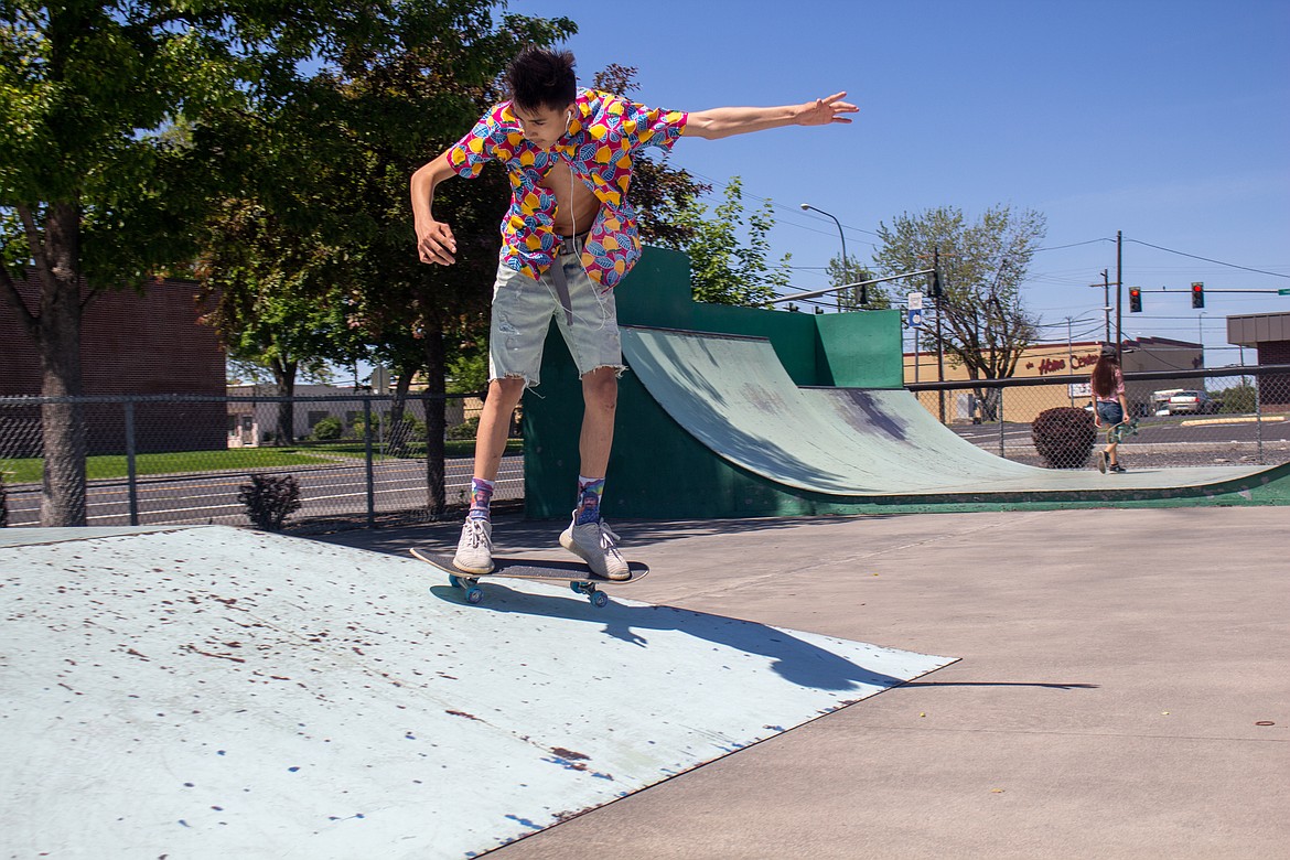 Ulises Aguirre, a junior at Moses Lake High School, has found a chance to escape in skating since he got his first board in middle school.