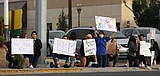 Impromptu protests appear in Moses Lake