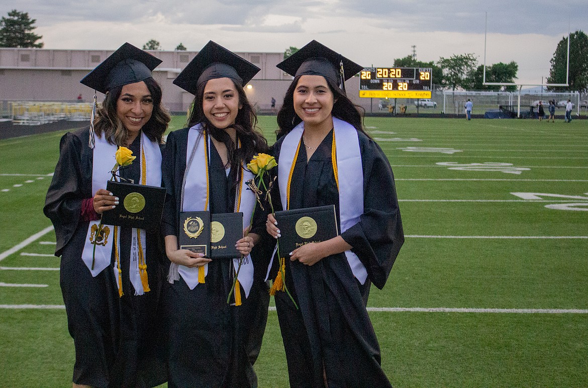 Royal High School graduates celebrated together with their families and friends at David Nielsen Memorial Field on Friday night.