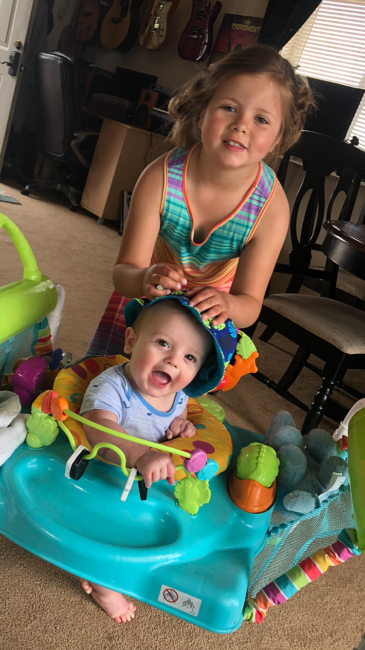 L.J. Polmateer said the pandemic gave him some well-appreciated time to spend with his girlfriend, Jesse Marquis, and two children, Denverjo and Miles.