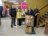Rotary donates to Wallace Food Bank