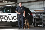 Officer Stewart hits the streets with new K-9 partner, Jester