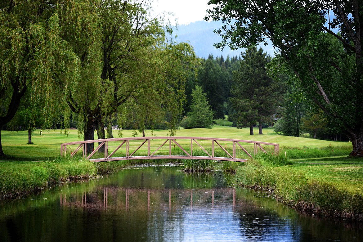 A peaceful and quiet morning greeted golfers on the ninth hole of the Meadow Lake Golf Course Wednesday. (Jeremy Weber/Daily Inter Lake)