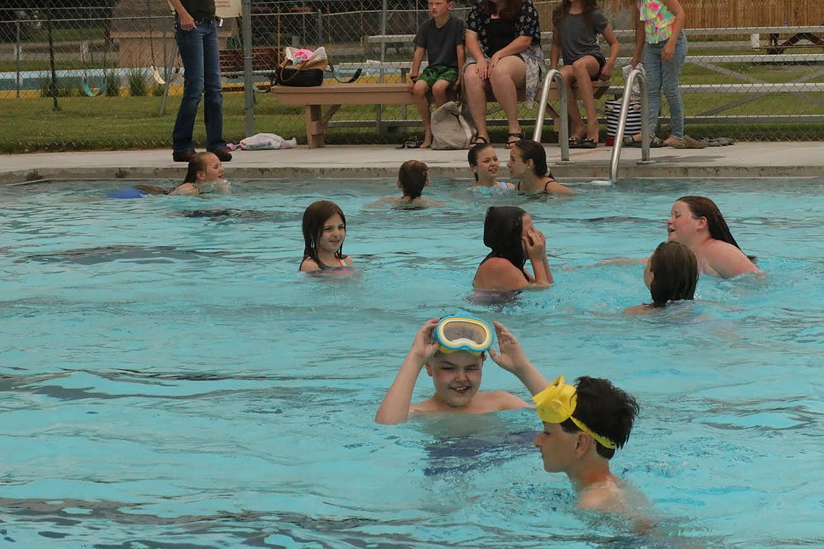 Plains residents enjoy swimming in the E.L. Memorial Johnson Memorial Pool Saturday. (Chuck Bandel/Valley Press)