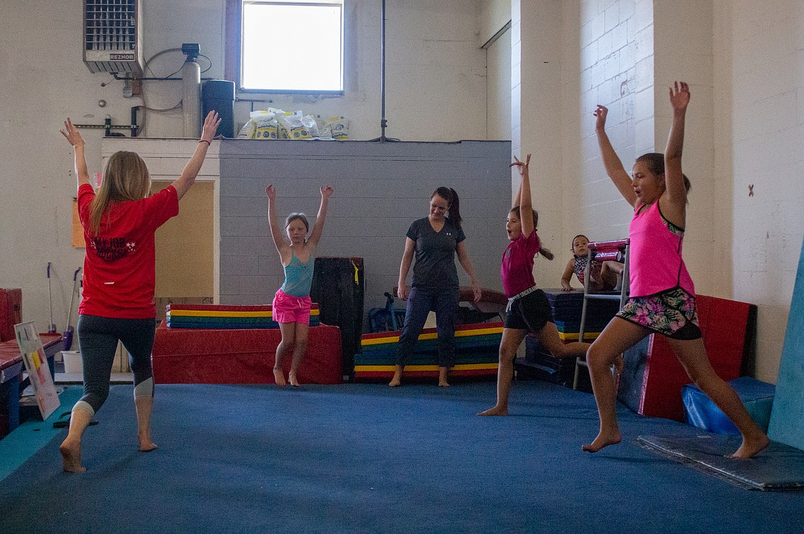 Recreational gymnastics practice was held on Wednesday at AIM Gymnastics Center in Moses Lake.