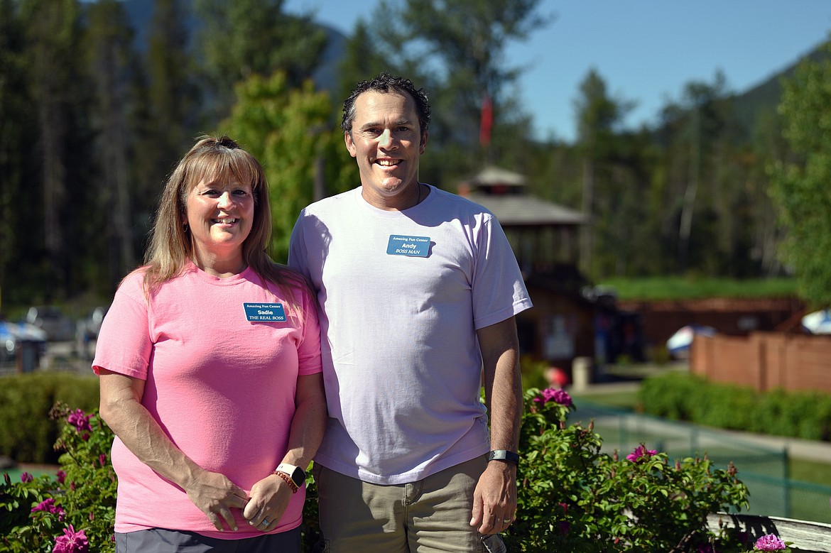 Sadie and Andy Hergesheimer are the newest owners of the Amazing Fun Center in Coram.