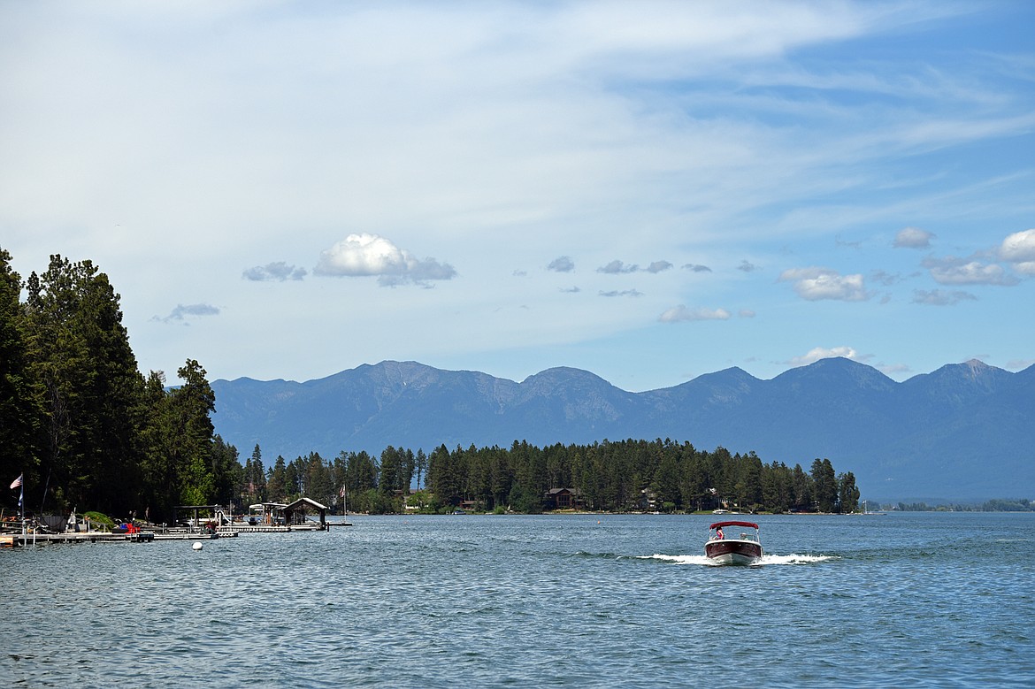 Flathead Harbor, formerly Lakeside Marina, is a popular spot for boating and water sports activities on Flathead Lake in Lakeside. (Casey Kreider/Daily Inter Lake)