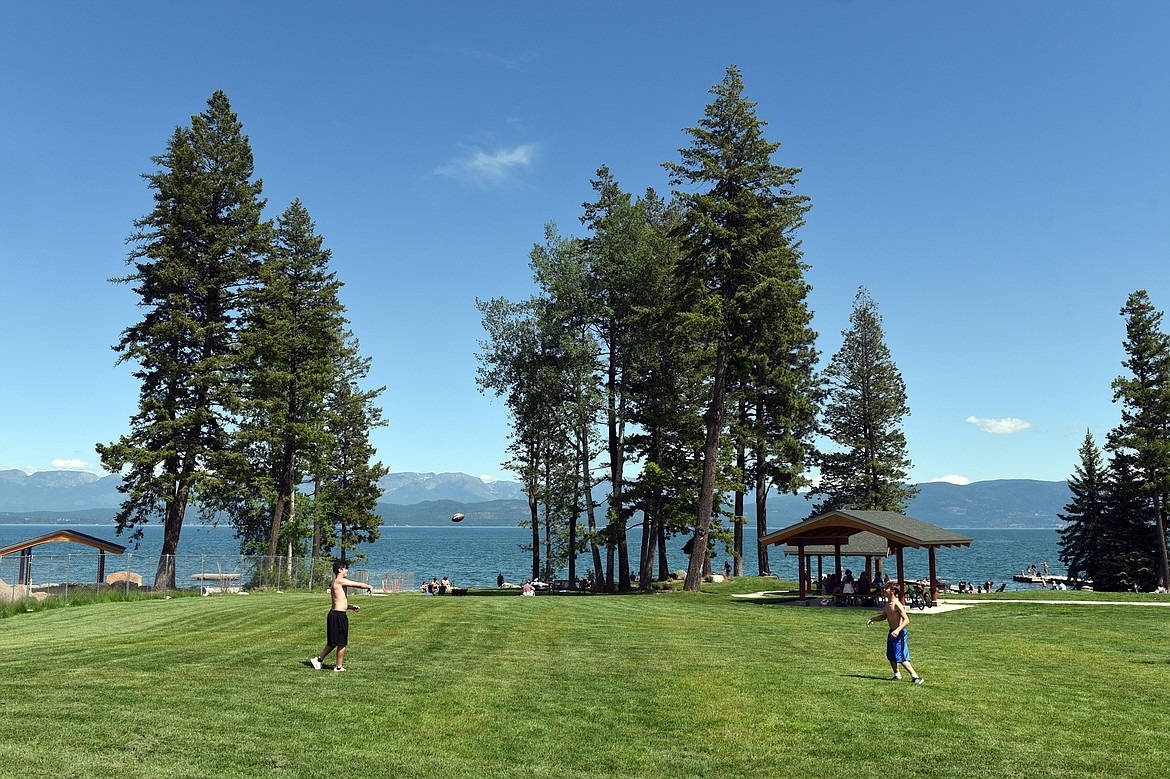 Volunteer Park in Lakeside on Thursday, June 25. (Casey Kreider/Daily Inter Lake)