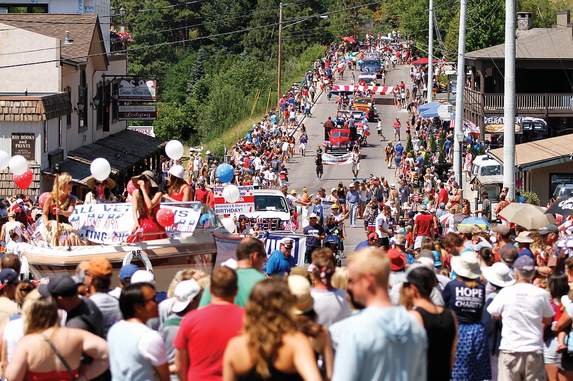 Sally Finneran | Bigfork Eagle file photo
The Bigfork Independence Day Parade comes down Grand Avenue in 2015.