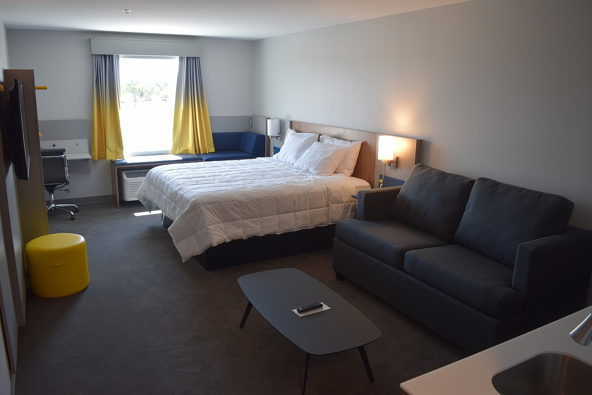 The new Microtel by Wyndham in George features 65 rooms, including 11 suites like this one.