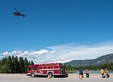 Searchers looking for person in Flathead River