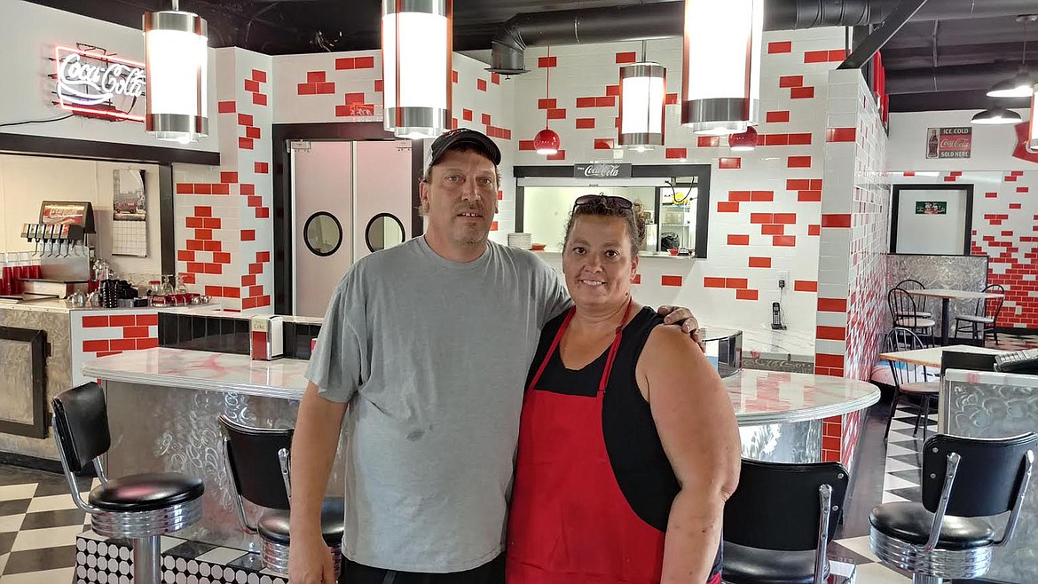 The Circle restaurant owners Larry and Larri-Jo Gamboa have worked hard to keep their business open after dealing with severe water damage and the COVID-19 pandemic. (Chuck Bandel/Valley Press)