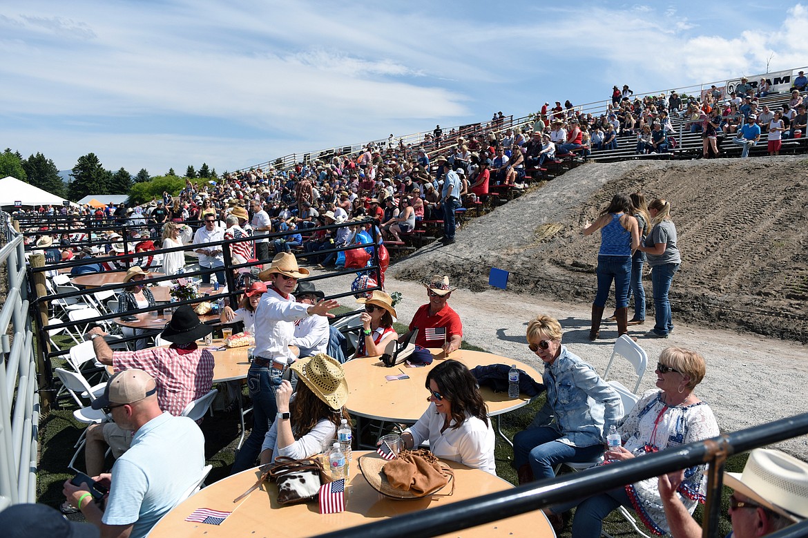 Attendees enjoy the Bigfork Rodeo on Saturday, July 4. (Casey Kreider/Daily Inter Lake)