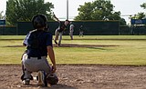 Spuds head coach Blake Springer looked to carry hot bats over to weekend tournament